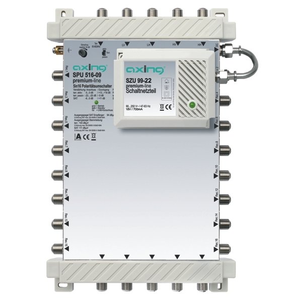 Multipřepínač 5/16 Axing Spu 516-09 Kaskádový