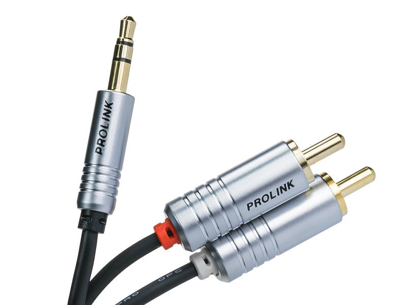 

Prolink Fsl 203 Kabel mini jack/2xRCA Cinch - 5m