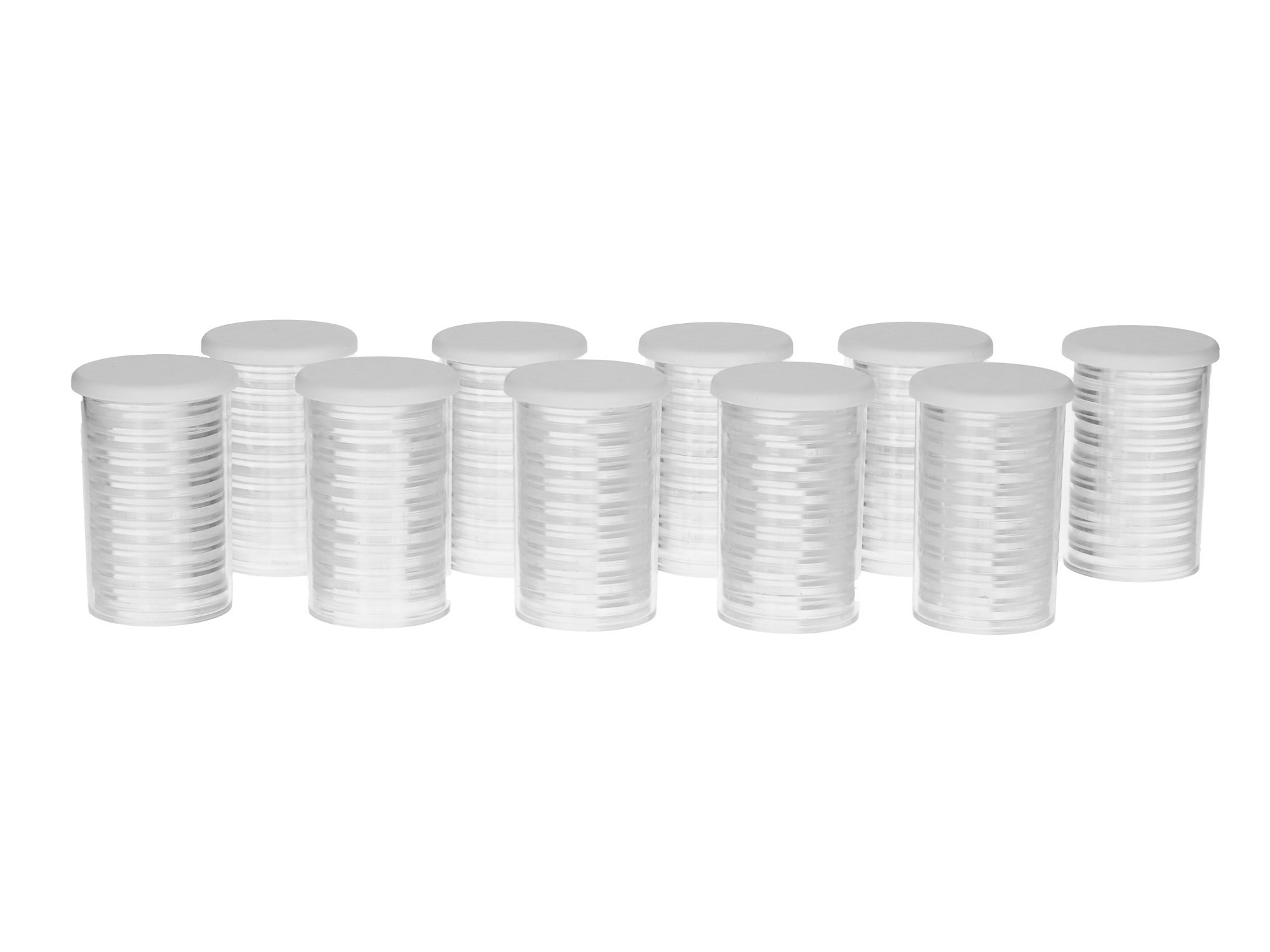 

Kapsle Na Monety 27 MM (31,5 MM) 10 Sztuk W Tubach