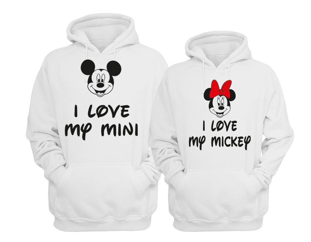 

Bluzy Dla Par z kapturem Myszki