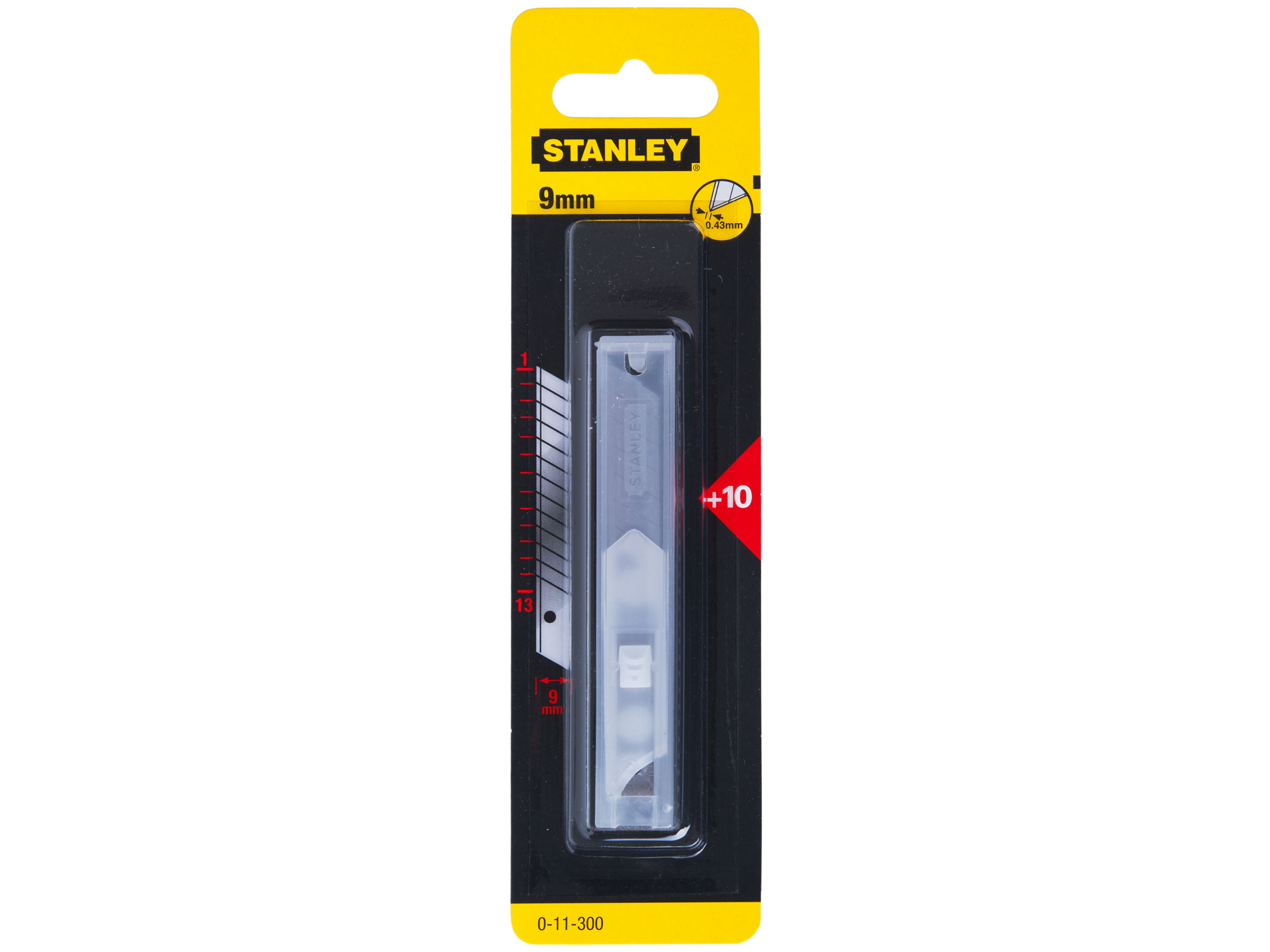 

Stanley Ostrza łamane 9mm opk. 10 sztuk 11-300