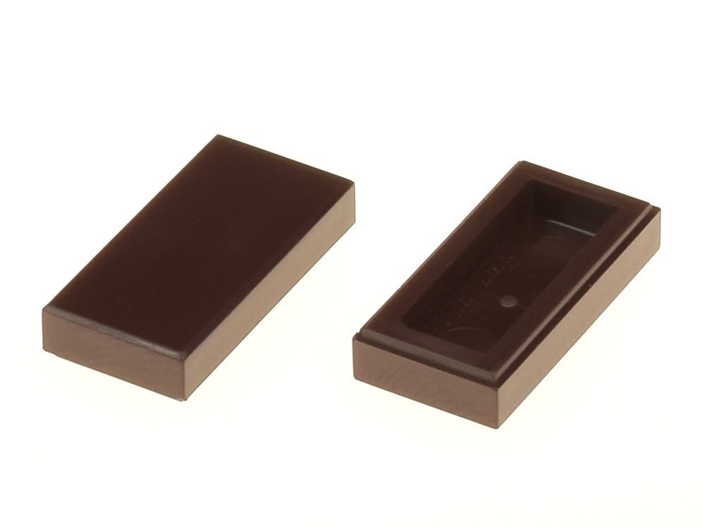 

Lego Płytka gładka 1x2 3069b brązowa ciemna 4 szt.