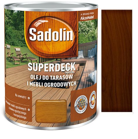 

Sadolin Superdeck 2,5l Olej do drewna Palisander