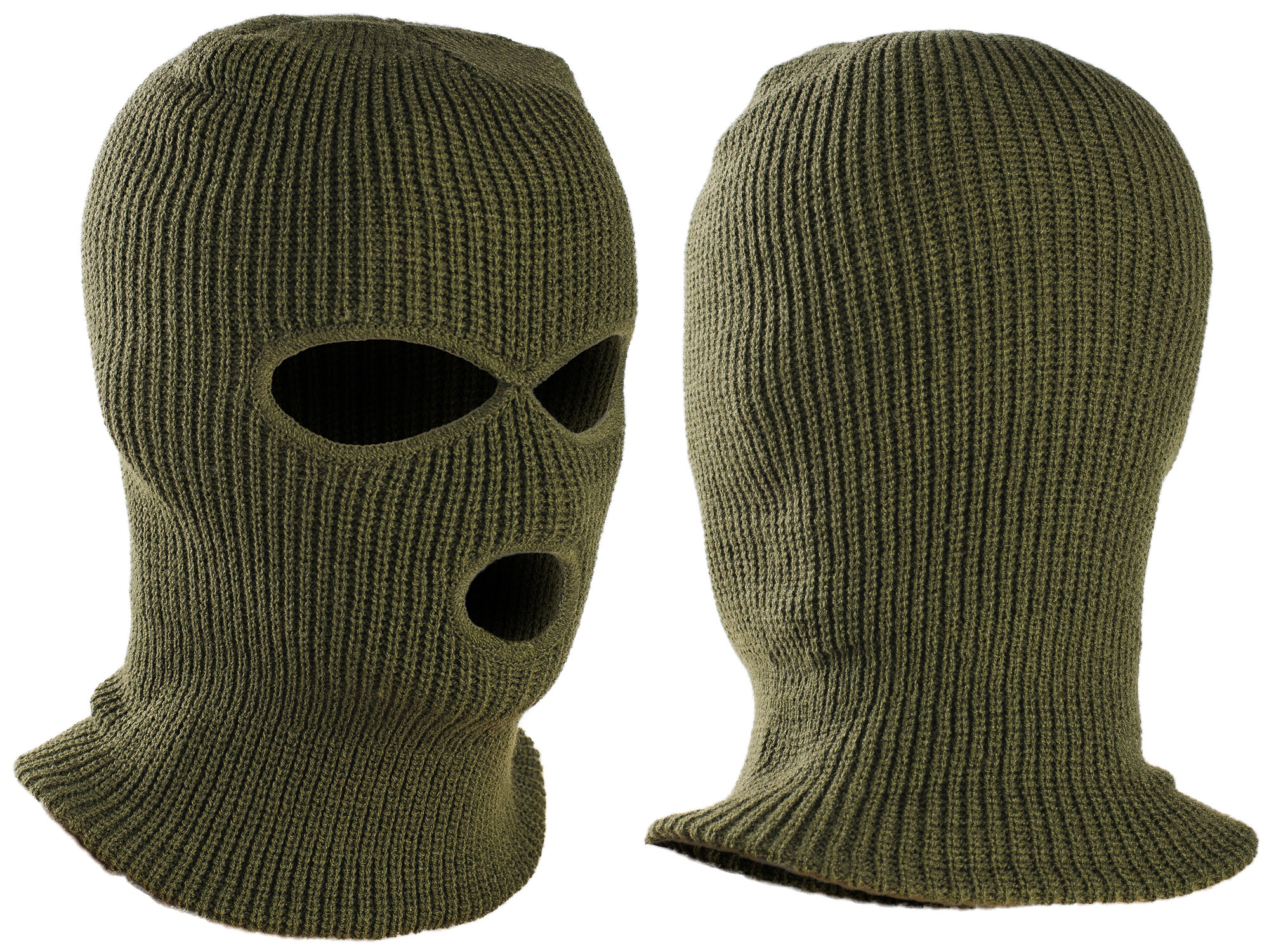 

Kominiarka Balaclava - 3 Otwory / Akryl / Oliv