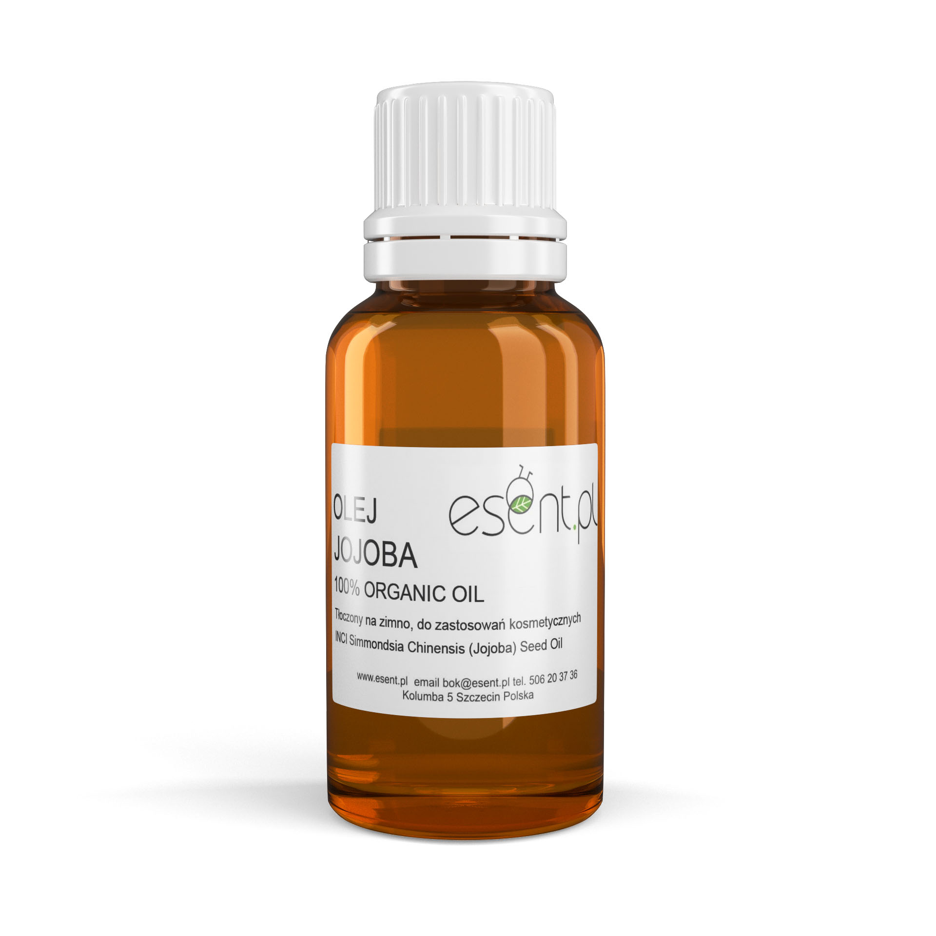 

Olej Jojoba tłoczony na zimno, nierafinowany 20 ml