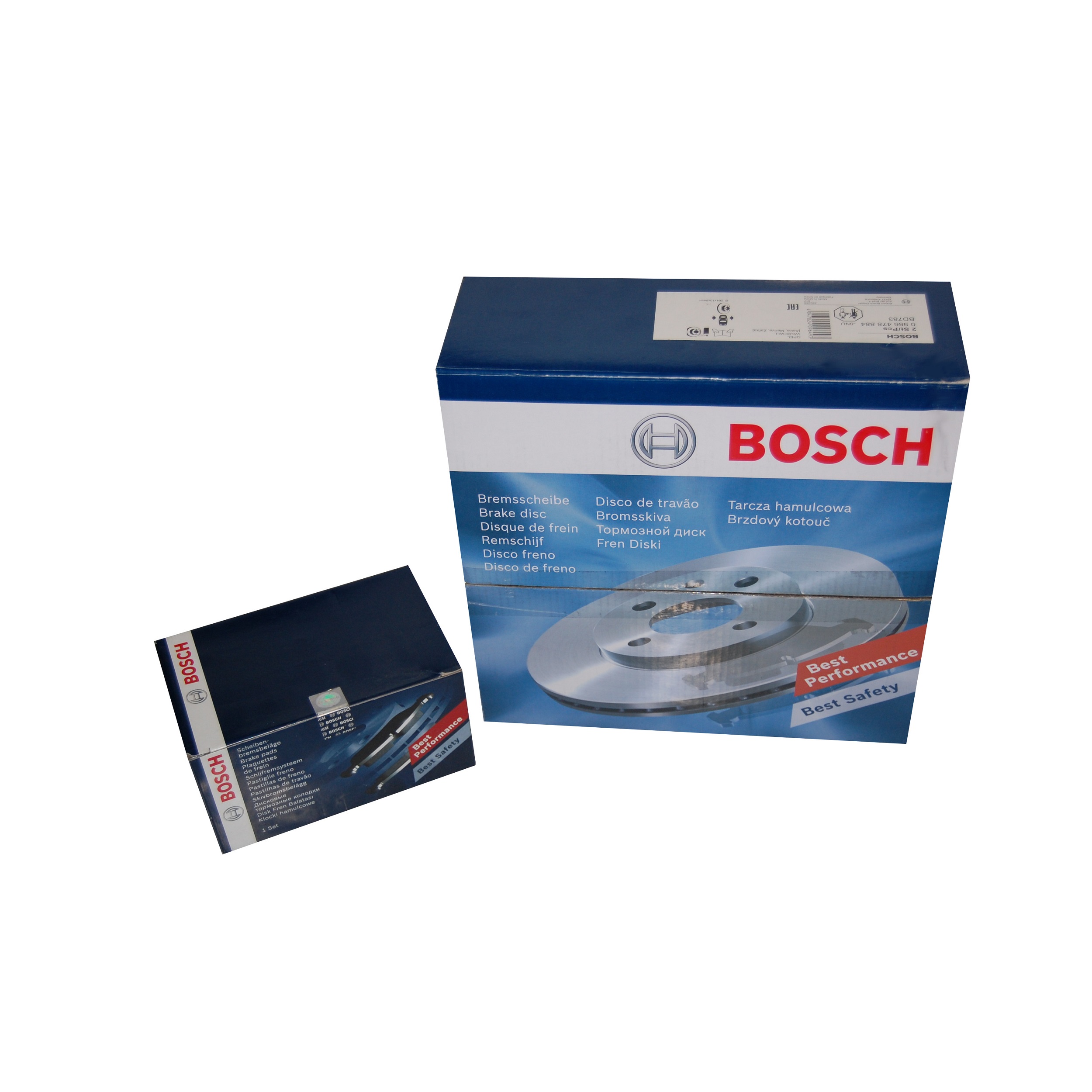 BOSCH тормозні диски колодки ШКОДА Octavia II зад. 260mmkf