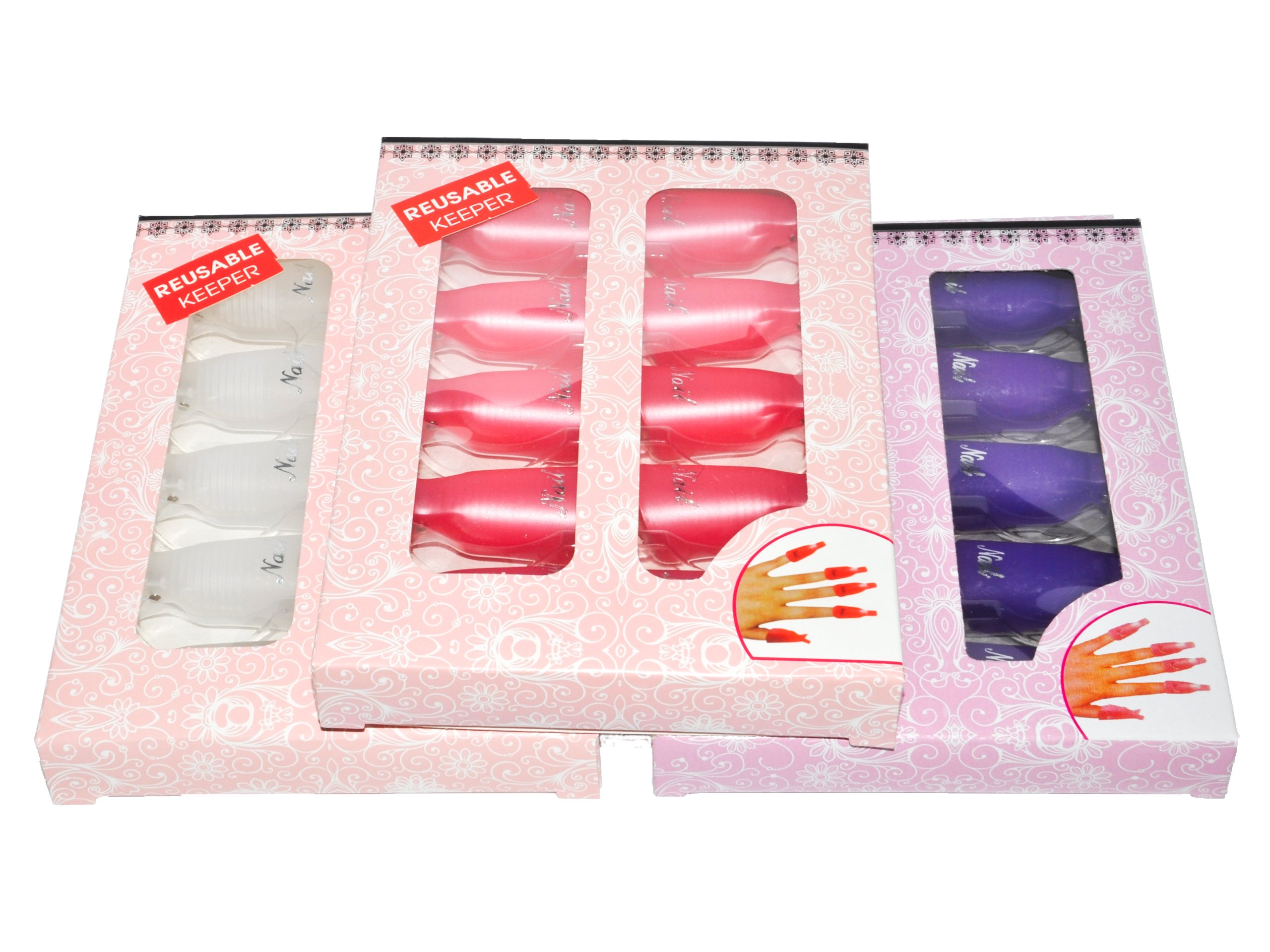 KLIPSY DO USUWANIA HYBRYD ŻELU AKRYLU 10szt. Marka 100