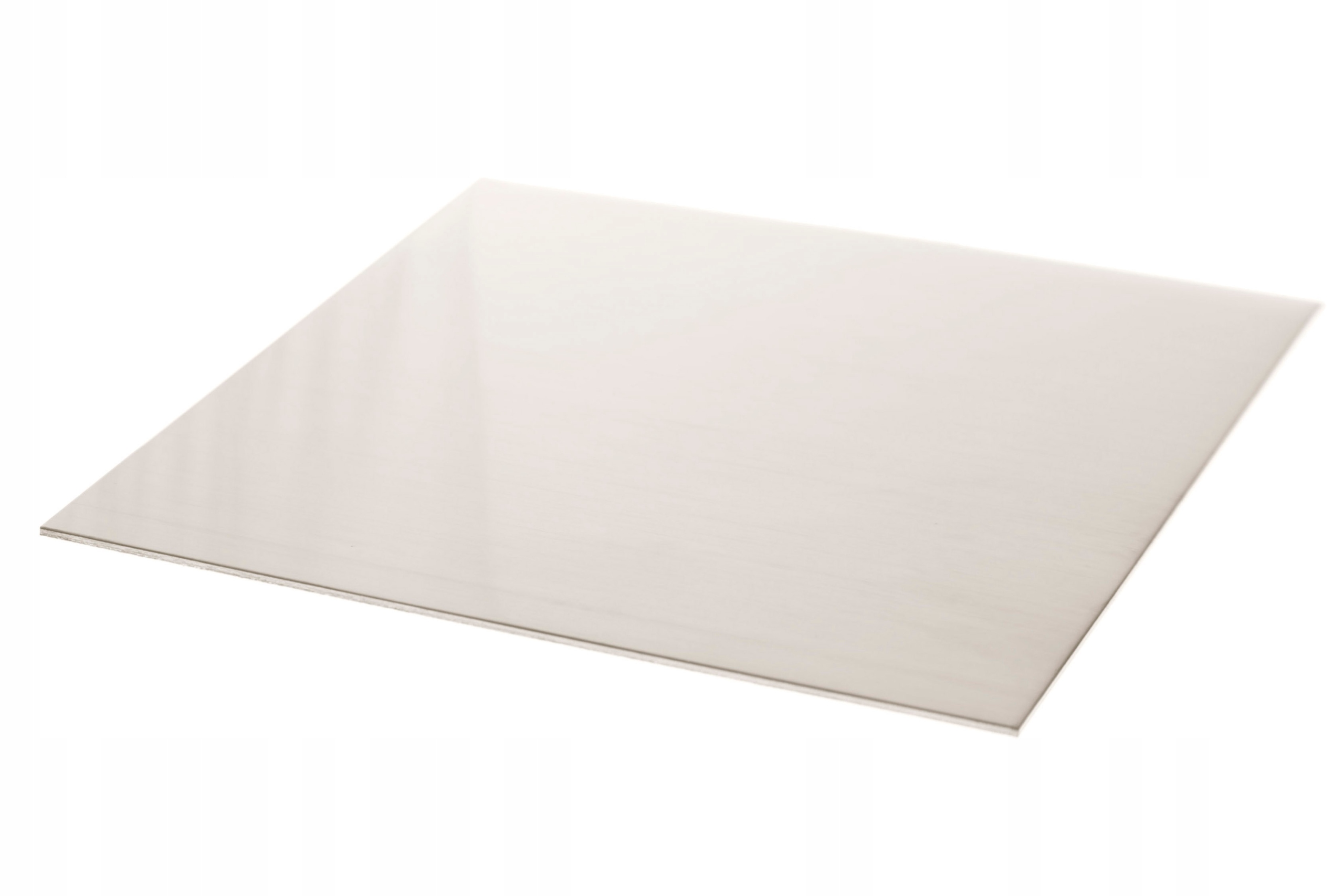Plech alpaka nový stříbro formát 330x300x1,5 mm list 1,5 mm 33x30 cm