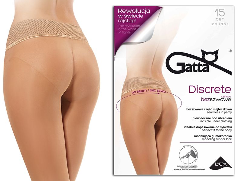 

SG.Rajstopy bezszwowe Gatta Discrete 15 Den R 3- M