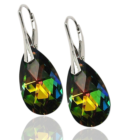 

Swarovski Kolczyki Srebrne Kryształ Vitrail Medium