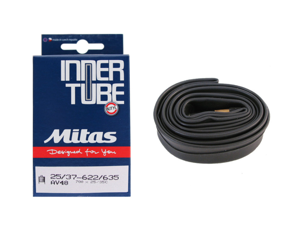 

Dętka DĘT07 28 700x25/35C Mitas Av 48 MM Europe S