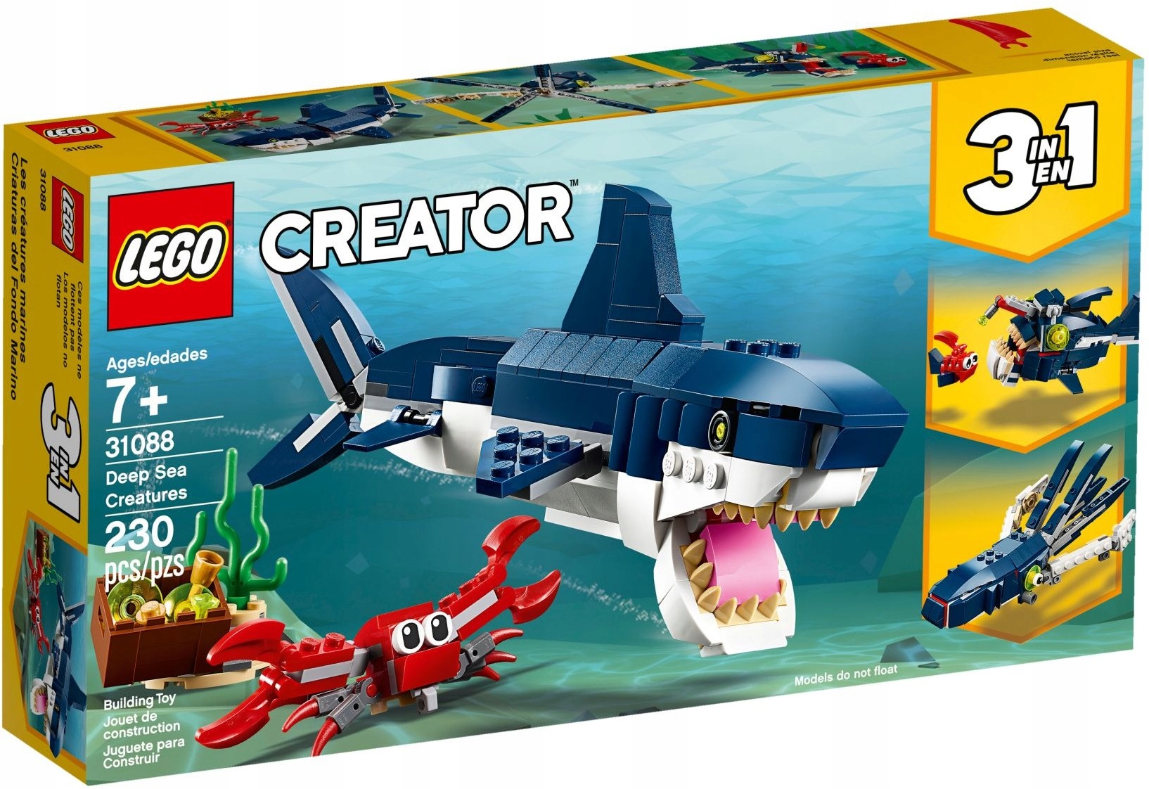 

Lego 31088 Creator Morskie stworzenia