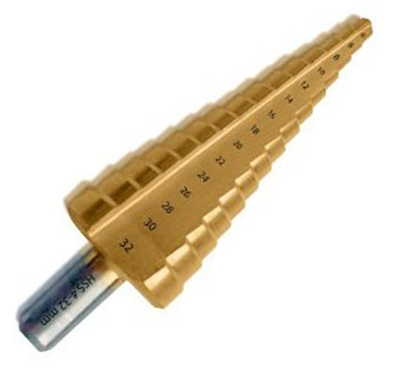 

Wiertło Stopniowe Stożkowe Hss Tytan 4-32mm