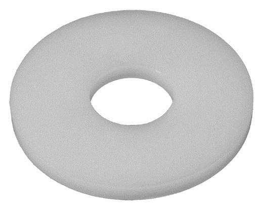 M10 PODKŁADKA PLASTIKOWA PŁASKA SZEROKA POLYA 7SZT