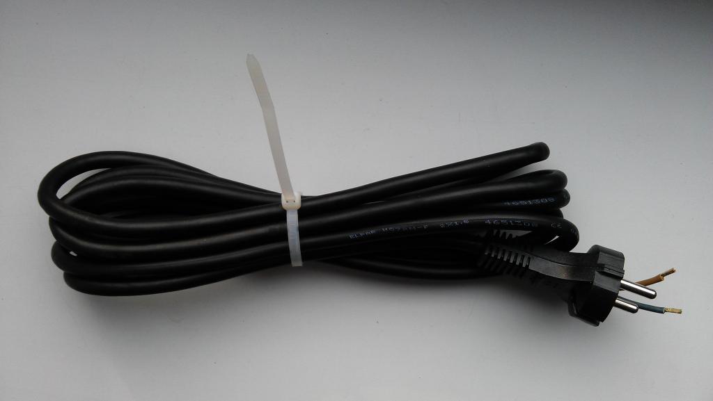 

Kabel sznur przewód zasilający 3 mb 2x1,5 mm H05