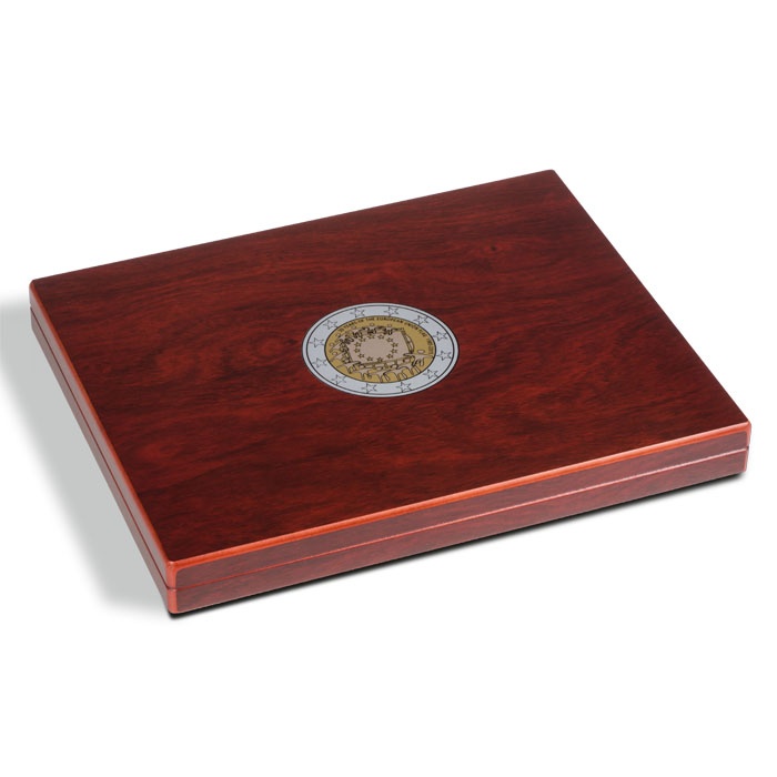 Kazeta na komplet 2 € 30 let Vlajky Eu Leuchtturm