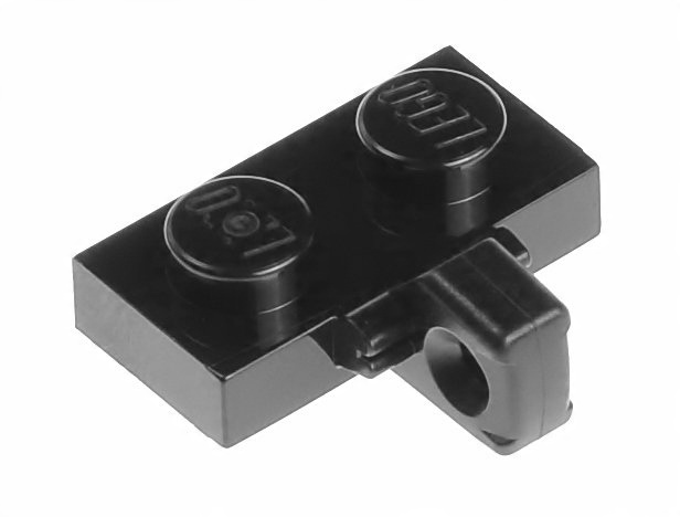 

Lego Płytka z zaczepem 1x2 44567 czarna - 2 szt.