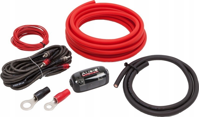 Z-PCSC50 zestaw kabli 5m z RCA do wzmacniacza 50mm2 MIEDŹ OFC Marka Audio System