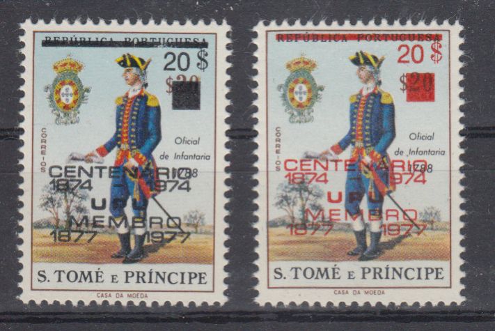 T0875 Wyspy Św Tomasza Mi 477 ** Typ II Nd