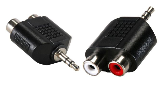 

Adapter przejściówka Jack 3.5 2x Rca Chinch M/f