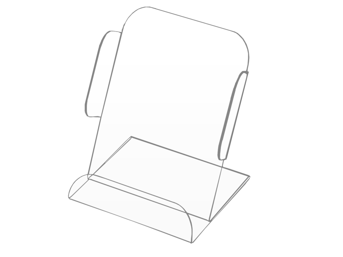 

Stojak Podajnik Kieszeń Ulotki Foldery Plexi A6