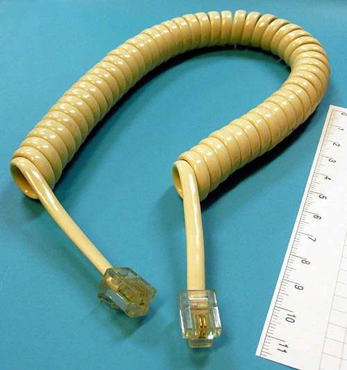 [STcs] KTEL2S* kabel telefoniczny spiralny z końcówkami 2pin