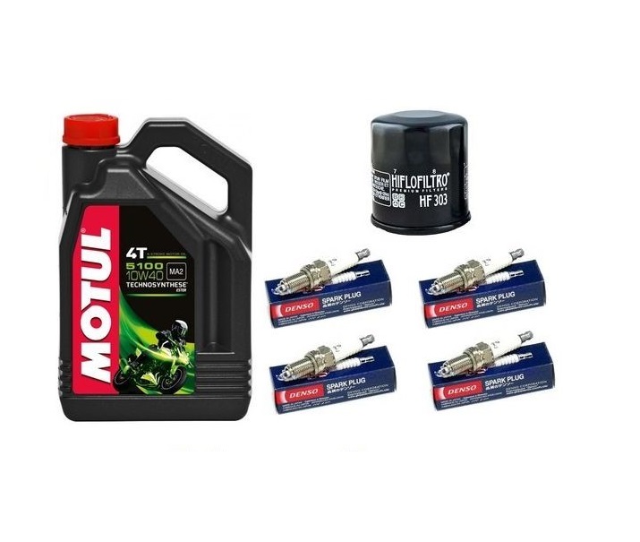 Olej Motul Filtr Świece Denso KAWASAKI VN 1600