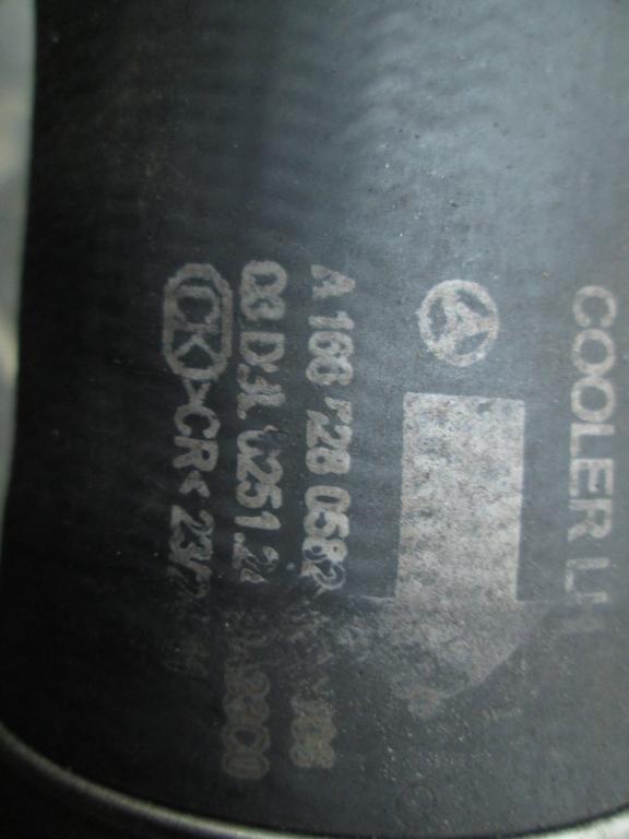 hose pipe Mercedes ML W166 2.5 CDI A1665280582