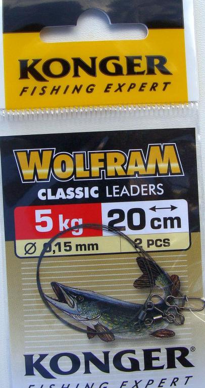 

Przypon Przypony Wolfram Konger 20 cm - 5 kg