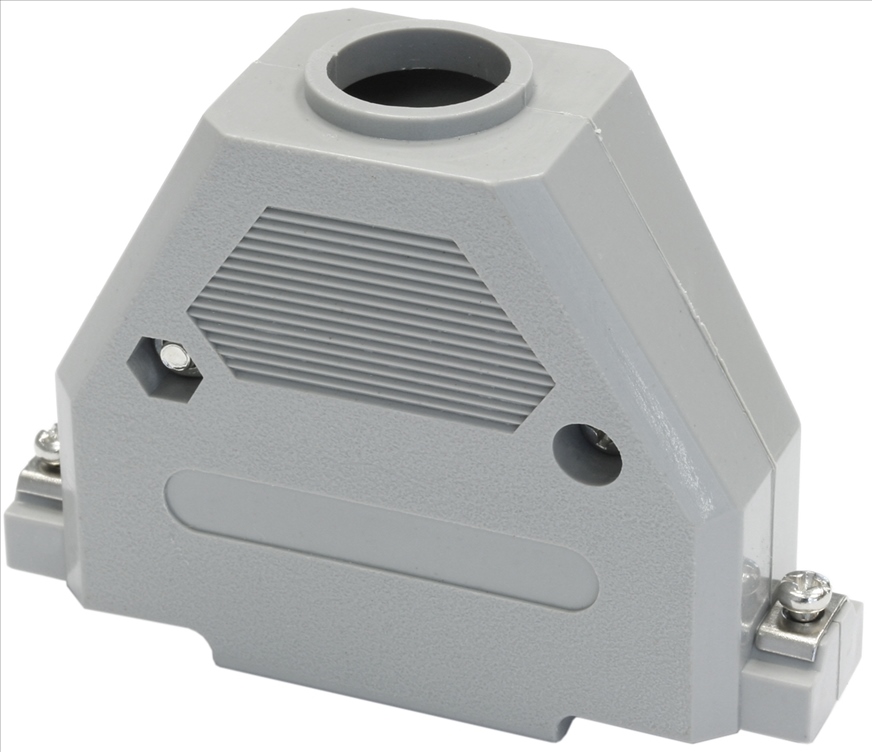 D-SUB ПЛАСТИКОВЫЙ КОРПУС СЕРЫЙ РАЗЪЕМ CANNON 37PIN