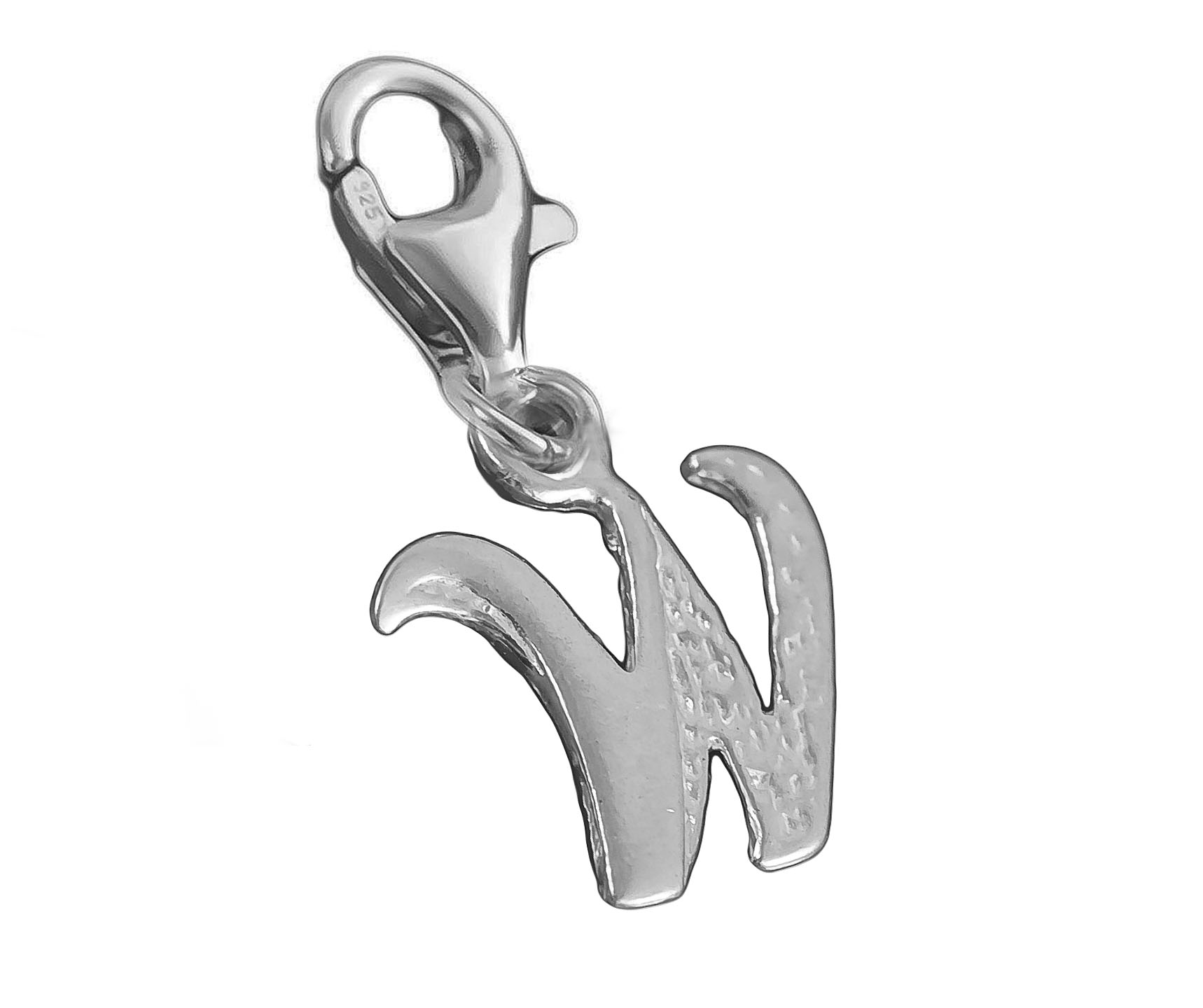 

Charms litera Srebro 925 W literka do bransoletki