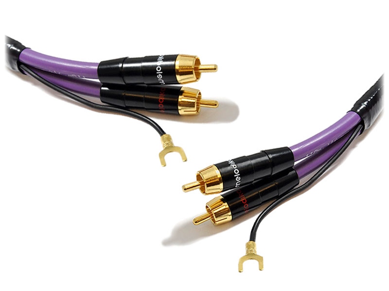 Kabel Melodika MDPH15 2x Rca (cinch) – 2x Rca (cinch) 1,5 m pro gramofon