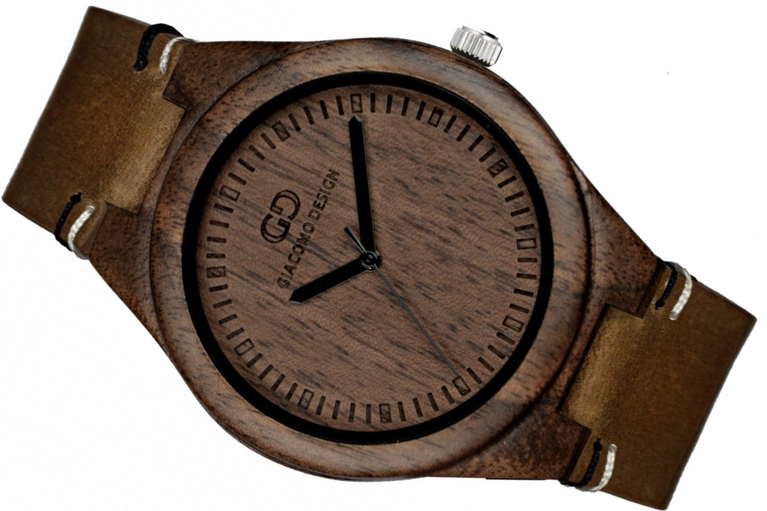 

Drewniany zegarek męski Giacomo Design GD08012