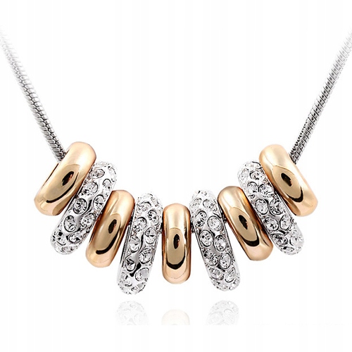 

Modny naszyjnik Rings z obręczami Obrączkami