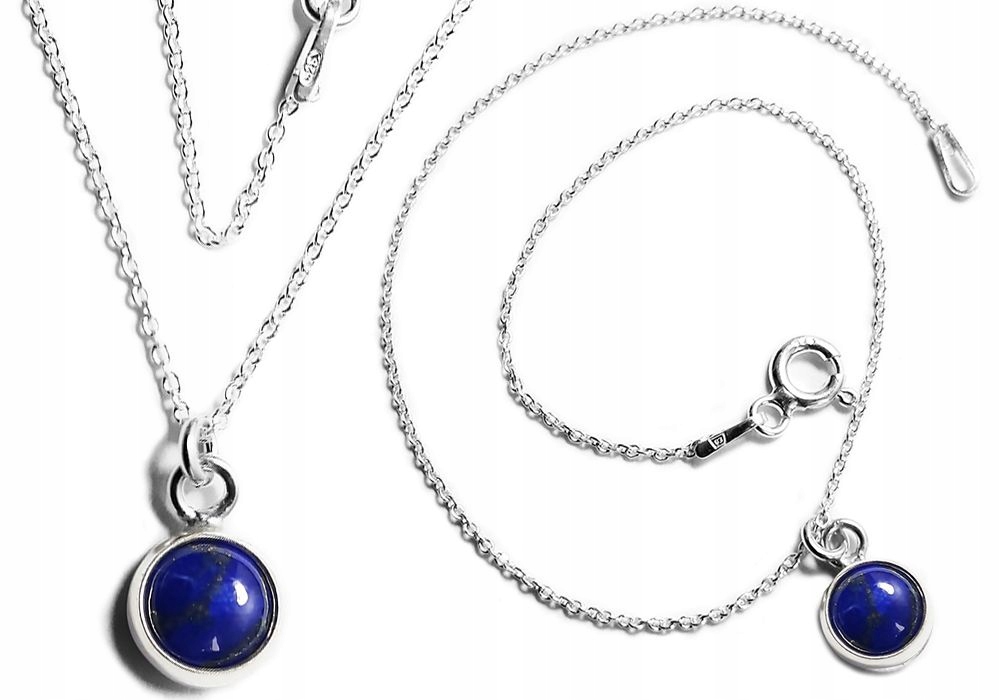 

Łańcuszek Z Lapis Lazuli + Bransoletka 925 (kw944)