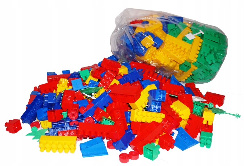 Klocki 630 Elem/CHŁOPIEC/DZIEWCZYNKA MEGA WOREK!! Certyfikaty, opinie, atesty CE