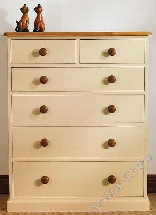 PRODUCENT- Nowa Drewniana Komoda RETRO 13 Nowość Wykończenie inne