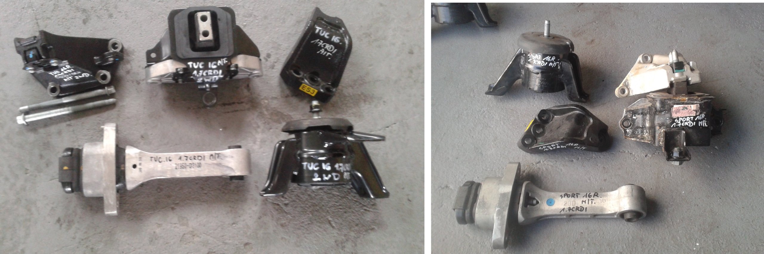 1.7CRDI - KIA SPORTAGE IV 2016-18 1.7 CRDI ПОДУШКА ДВИГАТЕЛЯ