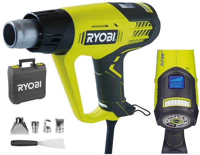 RYOBI OPALARKA EHG2020LCD 2000W WYŚWIETLACZ LCD