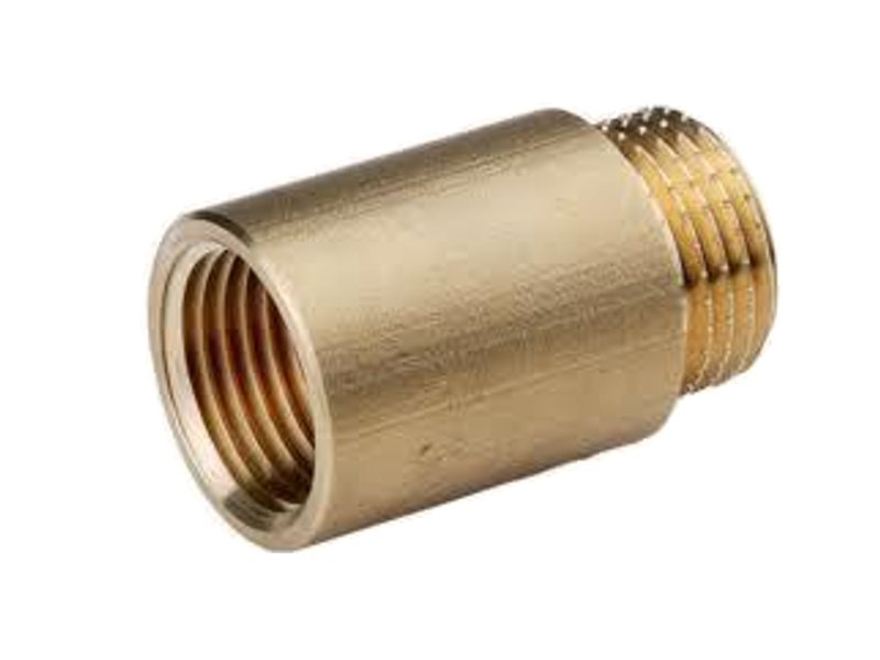 Przedłużka mosiężna 1/2" 50mm / 5 cm