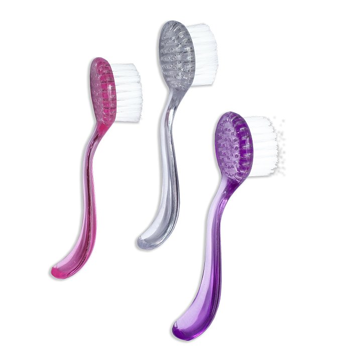 

Szczoteczka do paznokci, manicure okrągła,3 kolory