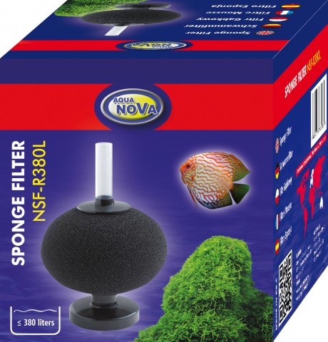 

Aqua-nova Filtr Gąbkowy Do Akwarium R380L Max 350L