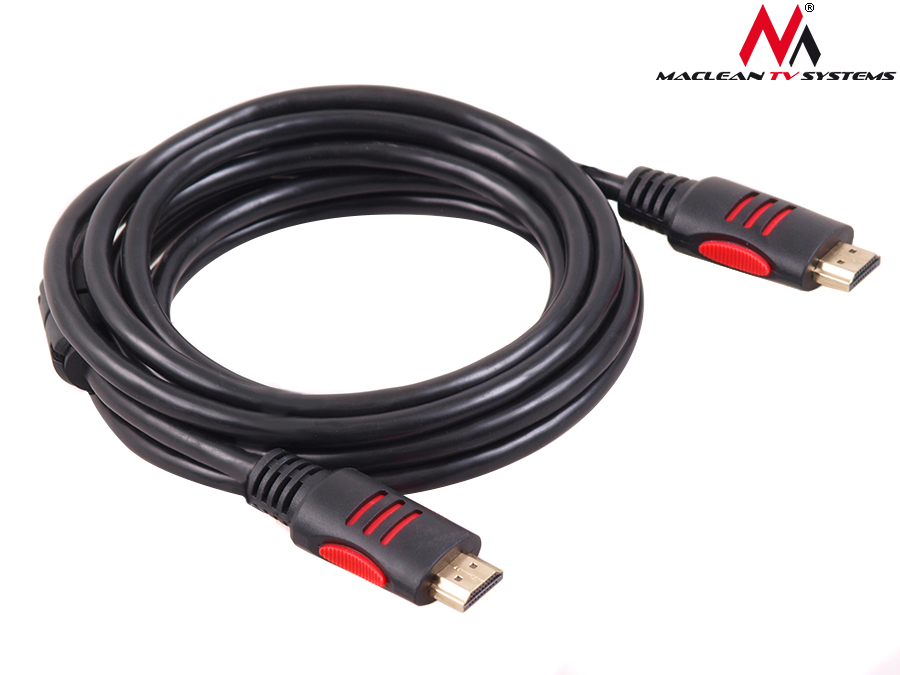 Kabel HDMI przewód GOLD ULTRA Full HD v1.4 3D 5m Długość kabla 5 m