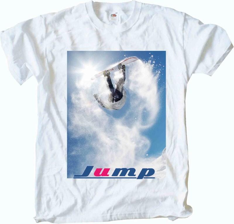 

Jump, Snowboard Oldschool, T-Shirt, Koszulka