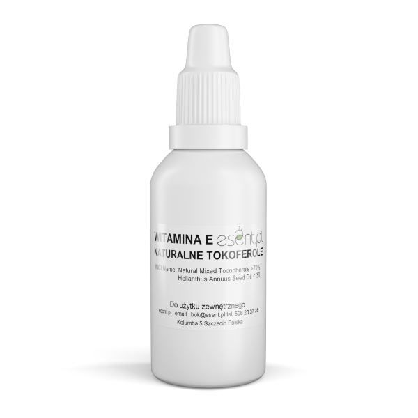 

Naturalne Tokoferole Witamina E 10 ml