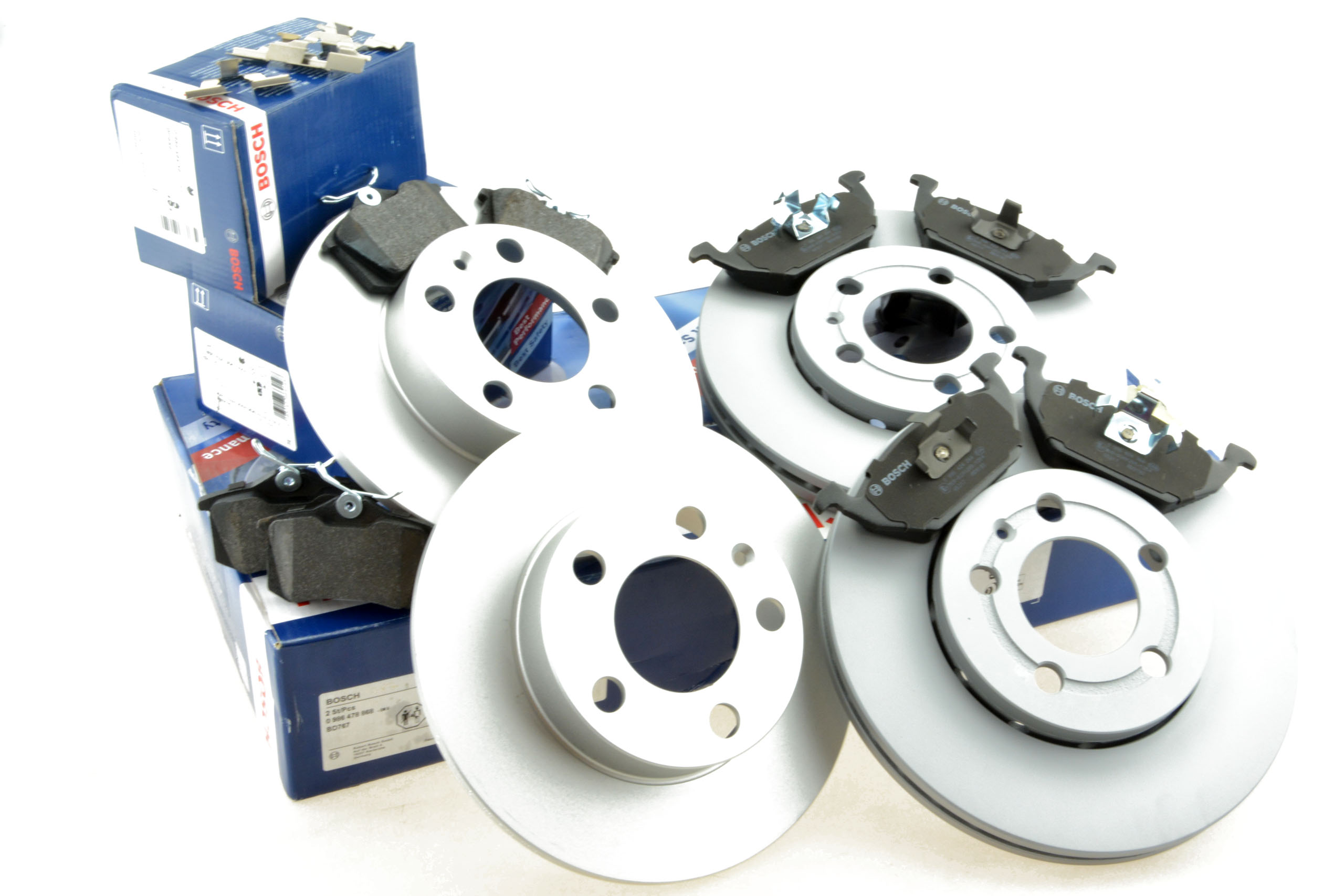 BOSCH TARCZE KLOCKI PRZOD TYL VW GOLF IV 4 POLO