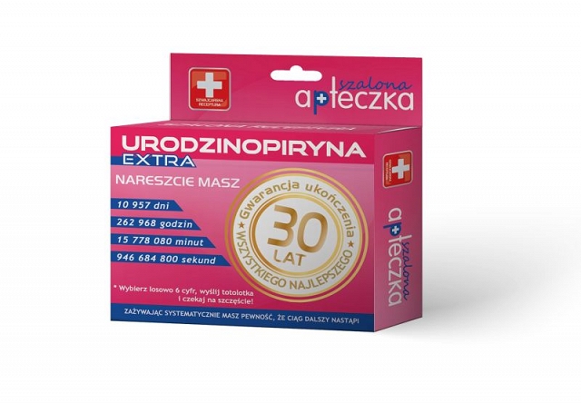 

zabawne tabletki 30 urodziny dla kobiety