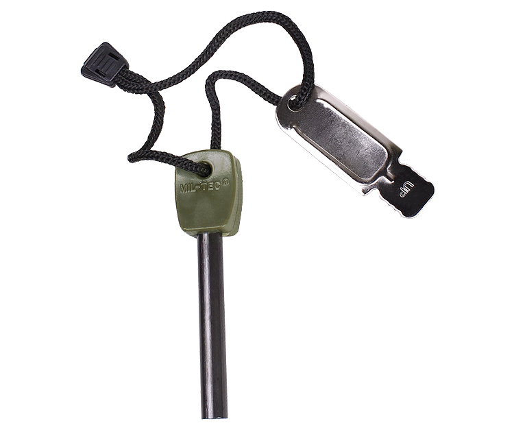 Krzesiwo magnezowe wojskowe turystyczne survival Mil-Tec duży kluczyk Marka Mil-Tec