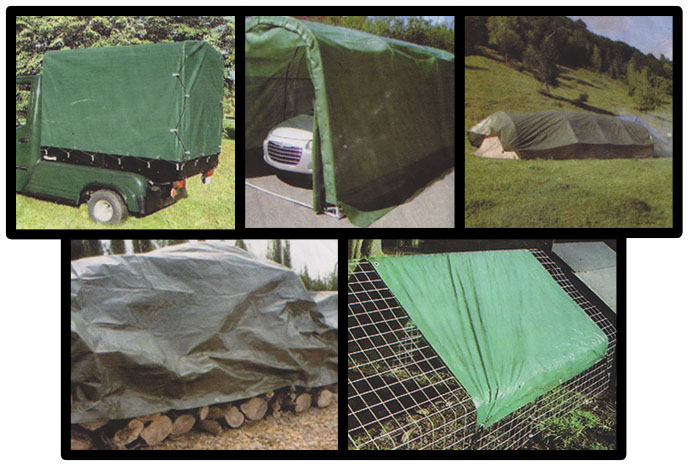 PLANDEKA 10x12 m GRUBA MOCNA DUŻA ZIELONA Szerokość 10 m