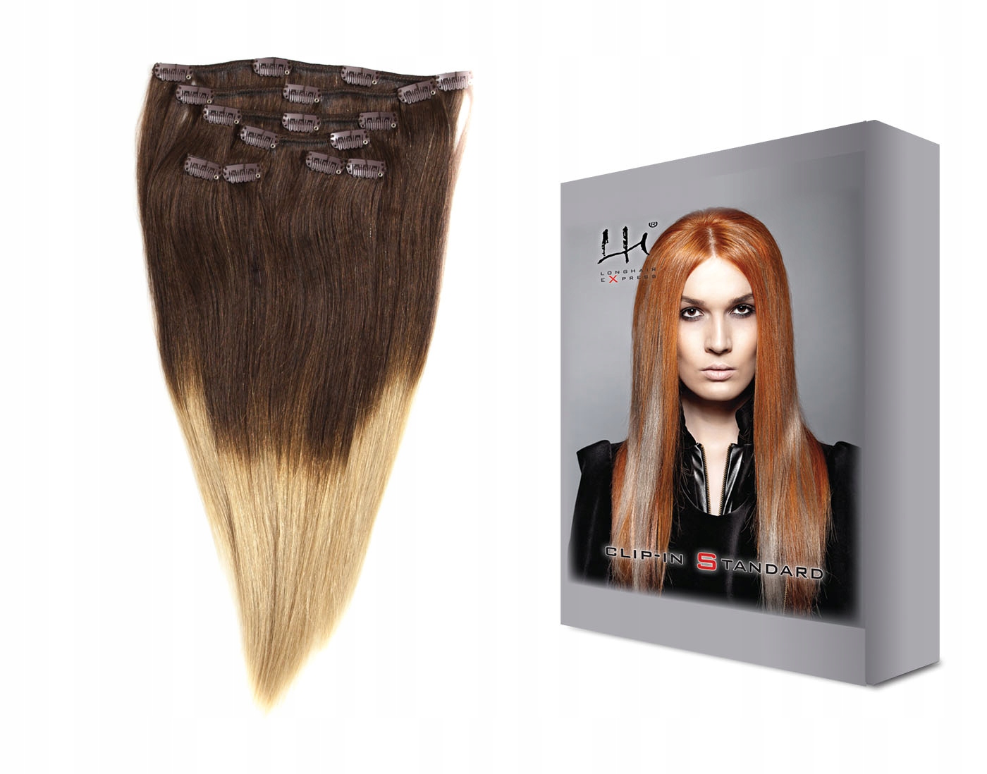 #4-#20 35-40 cm 6dílná sada přírodních vlasů